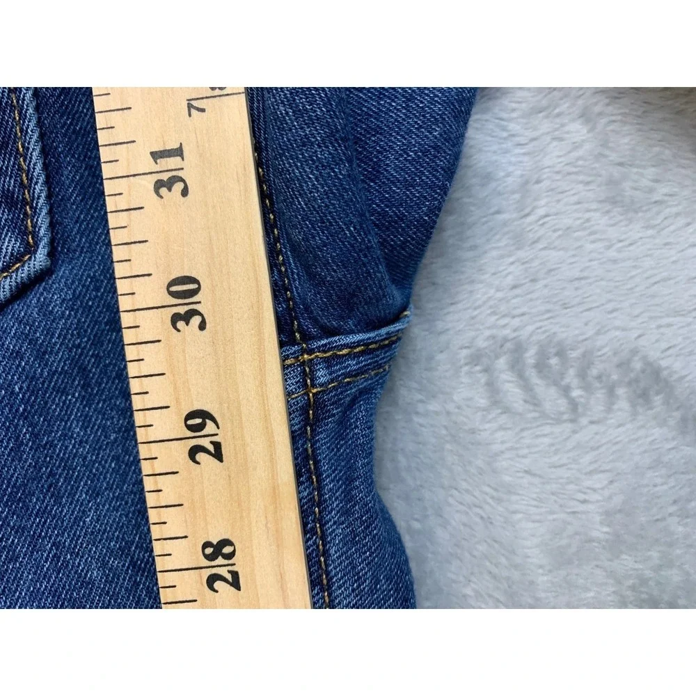 Levi's 505 Regular Fit Jeans Mens 30x30 Blue Medium Wash‎ Straight Leg Cotton - Picture 9 of 9